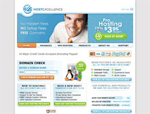 Tablet Screenshot of hostexcellence.com
